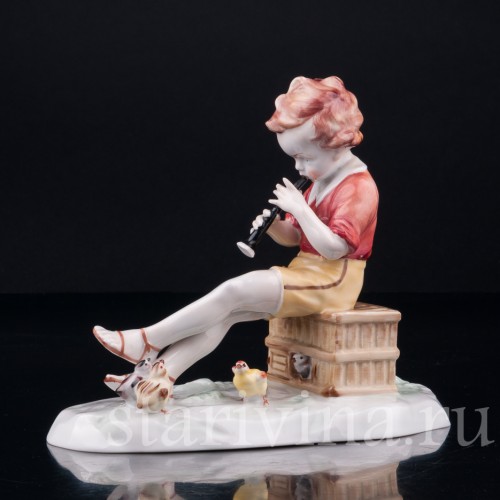 Мальчик с дудочкой, Metzler & Ortloff, Германия, сер. 20 в