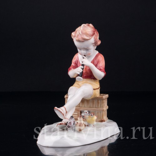 Мальчик с дудочкой, Metzler & Ortloff, Германия, сер. 20 в