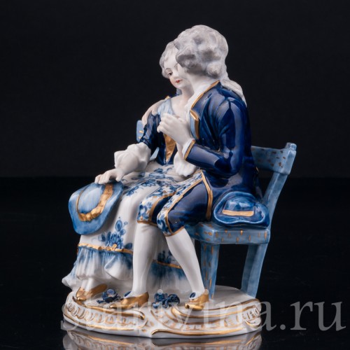 Пара на скамейке, Volkstedt, Германия, вт. пол. 20 в