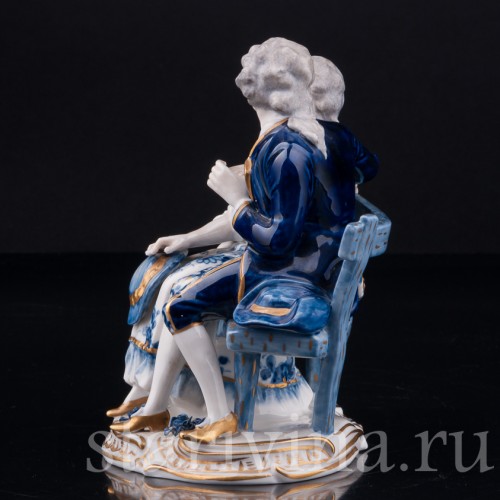 Пара на скамейке, Volkstedt, Германия, вт. пол. 20 в