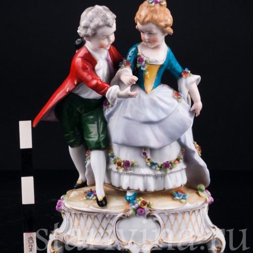 Маленькие влюбленные, E. A. Muller, Германия, нач. 20 в