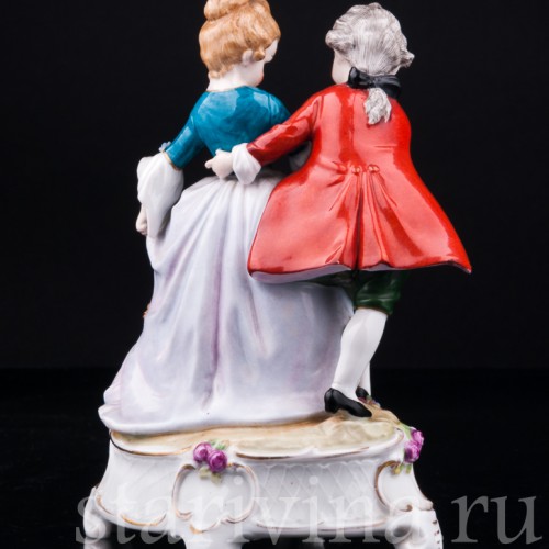 Маленькие влюбленные, E. A. Muller, Германия, нач. 20 в