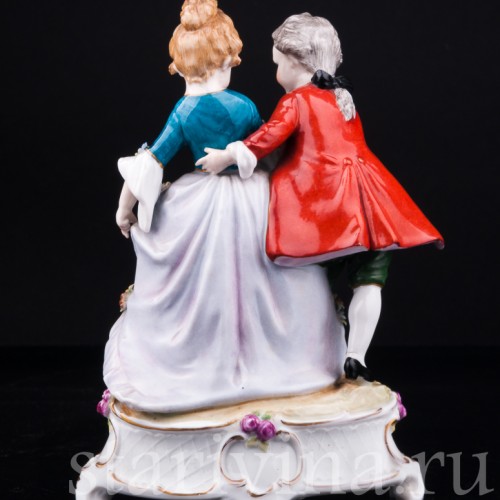 Маленькие влюбленные, E. A. Muller, Германия, нач. 20 в