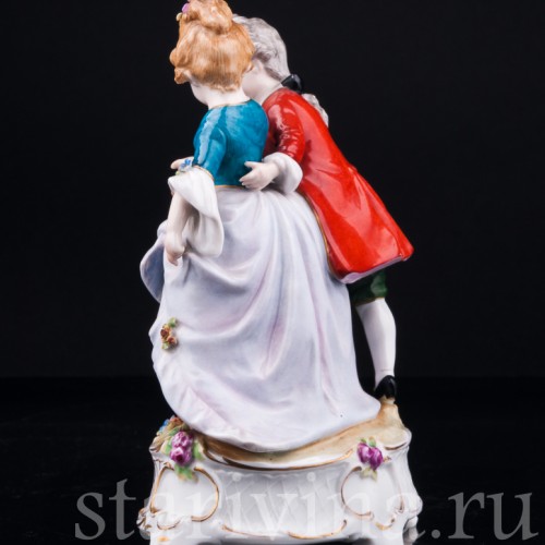 Маленькие влюбленные, E. A. Muller, Германия, нач. 20 в