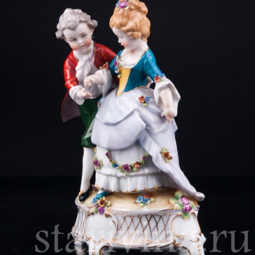 Маленькие влюбленные, E. A. Muller, Германия, нач. 20 в