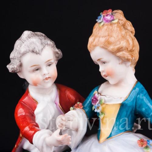 Маленькие влюбленные, E. A. Muller, Германия, нач. 20 в