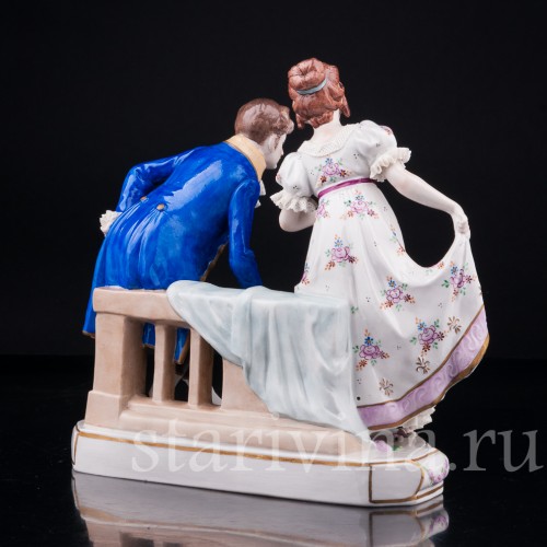 Галантная пара, Sitzendorf, Германия, вт. пол. 20 в