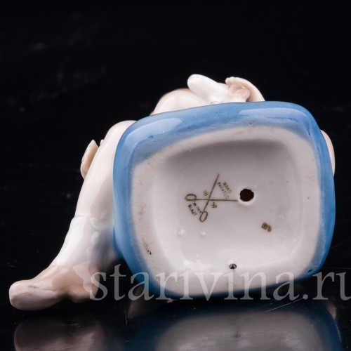 Верные друзья, мальчик с собакой, Grafenthal, Германия, вт. пол. 20 в