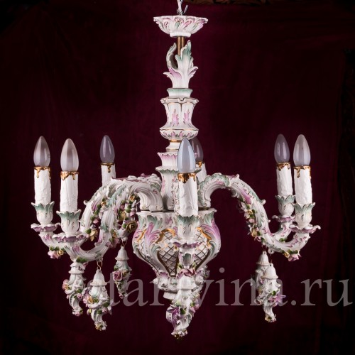 Люстра, 7 рожков, Rudolf Kammer, Германия, вт. пол. 20 в