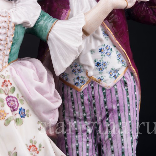 Пара на балу, Дрезден, Германия, кон. 19 в