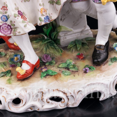 Пара на балу, Дрезден, Германия, кон. 19 в