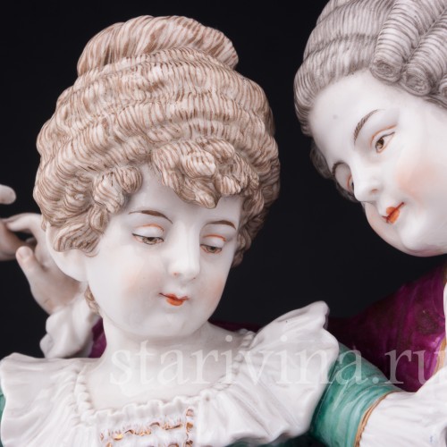 Пара на балу, Дрезден, Германия, кон. 19 в