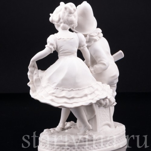 Мальчик Арлекин и девочка, Volkstedt, Германия, кон. 19 в