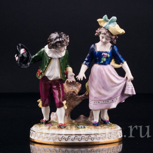 Дети на прогулке, Volkstedt, Германия, кон. 19 в