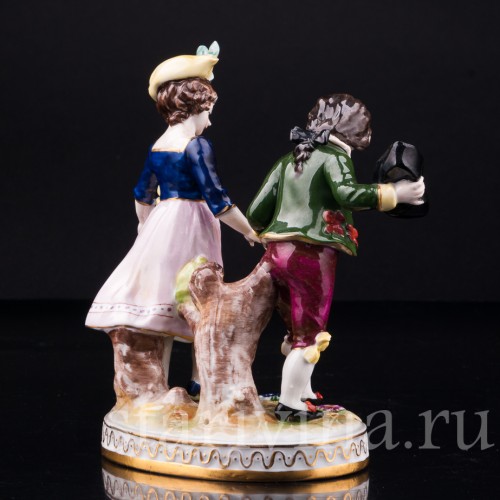 Дети на прогулке, Volkstedt, Германия, кон. 19 в