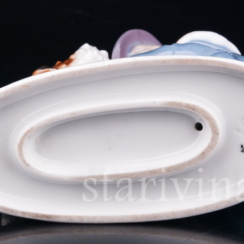 Девочка с собакой, Goebel, Германия, нач. 20 в