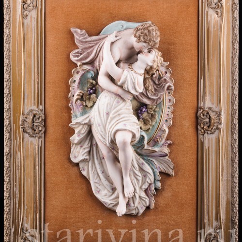 Панно "Влюблённые", Sitzendorf, Германия, кон. 19 в