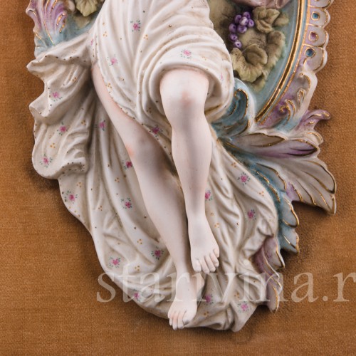 Панно "Влюблённые", Sitzendorf, Германия, кон. 19 в