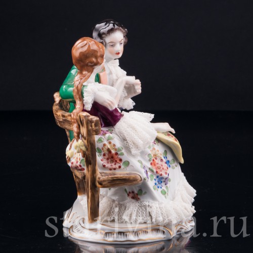 Пара на скамейке, Volkstedt, Германия, вт. пол. 20 в