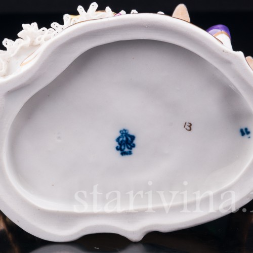 Пара на скамейке, Volkstedt, Германия, вт. пол. 20 в