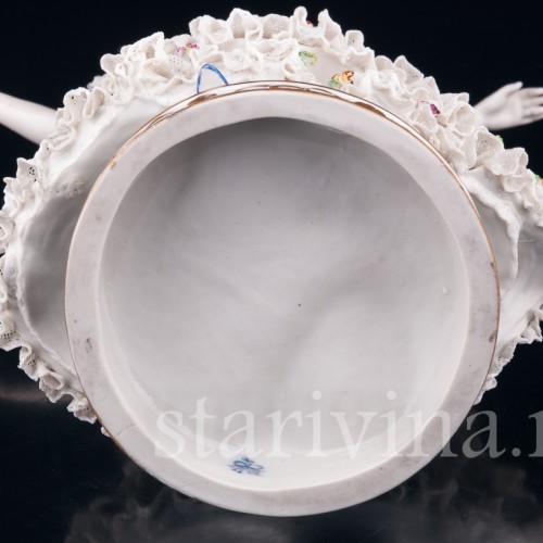 Танцующая девушка, кружевная, Volkstedt, Германия, до 1935 г