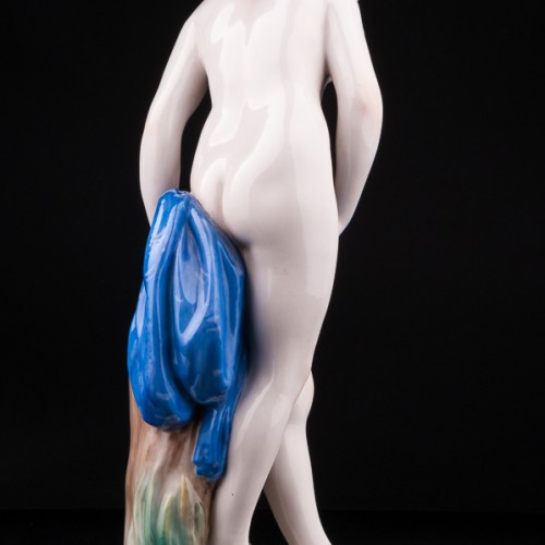 Фарфорвая статуэтка девушки Купальщица, Karl Ens, Германия, нач. 20 в.