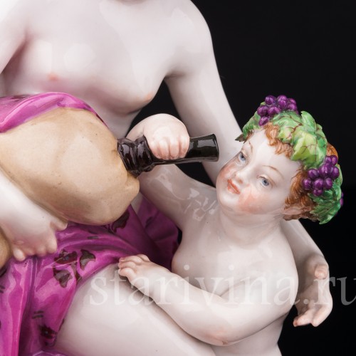 Фарфорвая статуэтка девушки Осень, аллегория, KPM, Германия, нач. 20 в.