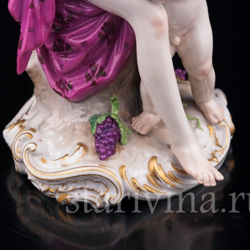 Фарфорвая статуэтка девушки Осень, аллегория, KPM, Германия, нач. 20 в.