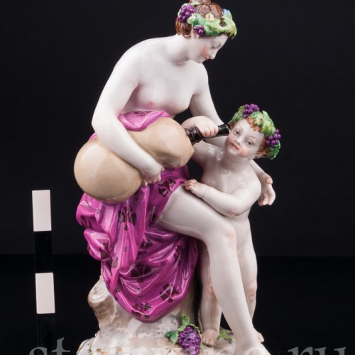 Фарфорвая статуэтка девушки Осень, аллегория, KPM, Германия, нач. 20 в.