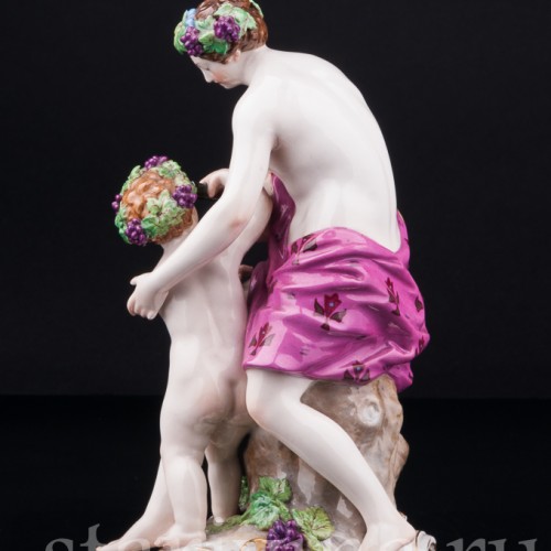 Фарфорвая статуэтка девушки Осень, аллегория, KPM, Германия, нач. 20 в.