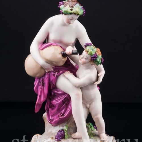 Фарфорвая статуэтка девушки Осень, аллегория, KPM, Германия, нач. 20 в.