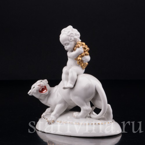 Малыш на пантере, Hertwig & Co, Германия, 1920-30 гг