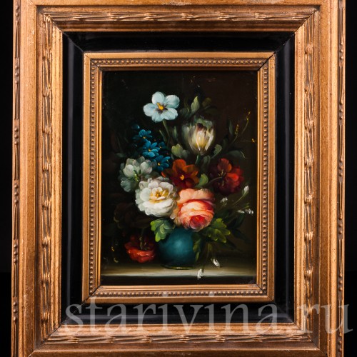 Две картины на фарфоре, натюрморты, Neudorf, Германия, сер. 20 в