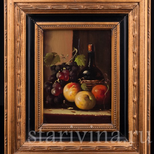 Две картины на фарфоре, натюрморты, Neudorf, Германия, сер. 20 в