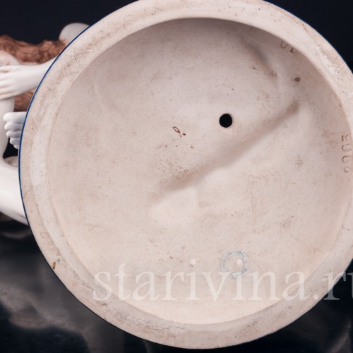 Старинная фигурка девушки из фарфора Диана, Royal Dux, Чехия, нач. 20 в.