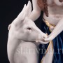 Старинная фигурка девушки из фарфора Диана, Royal Dux, Чехия, нач. 20 в.