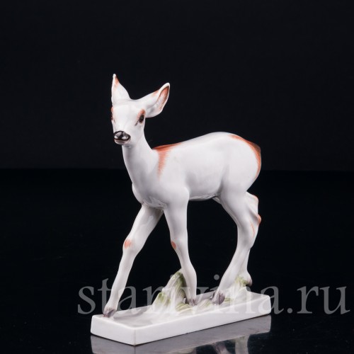 Фарфорвая статуэтка Олененок, Meissen, Германия, сер. 20 в.