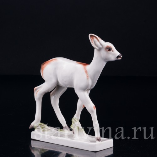 Фарфорвая статуэтка Олененок, Meissen, Германия, сер. 20 в.