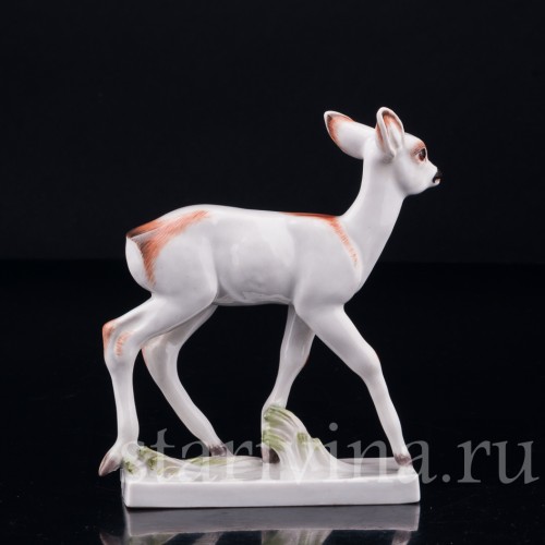 Фарфорвая статуэтка Олененок, Meissen, Германия, сер. 20 в.