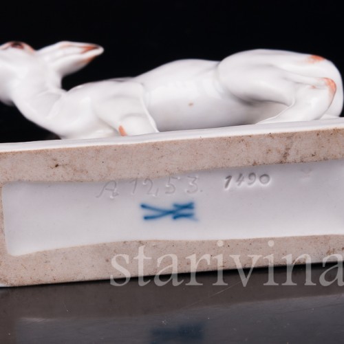 Фарфорвая статуэтка Олененок, Meissen, Германия, сер. 20 в.