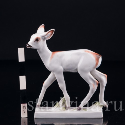 Фарфорвая статуэтка Олененок, Meissen, Германия, сер. 20 в.