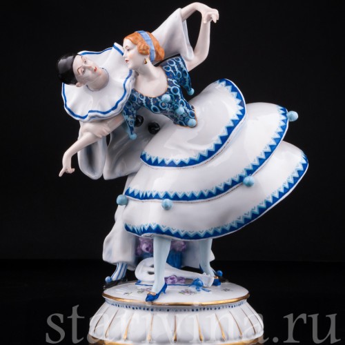 Пьеро и Коломбина, E. A. Muller, Германия, 1920-30 гг