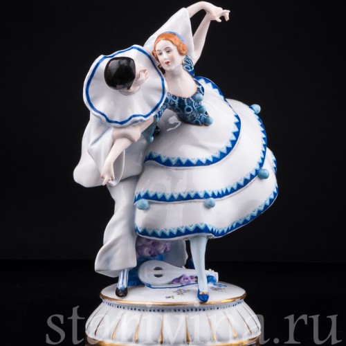 Пьеро и Коломбина, E. A. Muller, Германия, 1920-30 гг