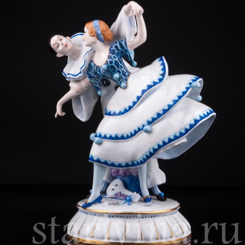 Пьеро и Коломбина, E. A. Muller, Германия, 1920-30 гг