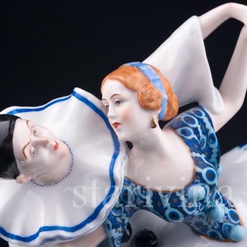 Пьеро и Коломбина, E. A. Muller, Германия, 1920-30 гг