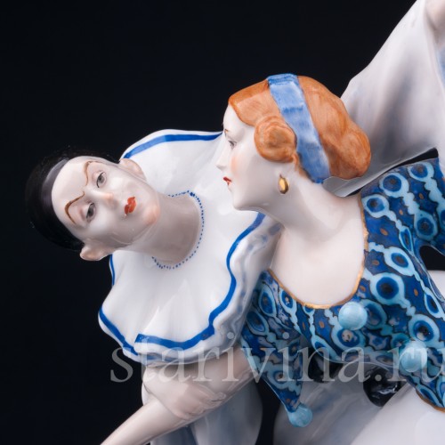 Пьеро и Коломбина, E. A. Muller, Германия, 1920-30 гг