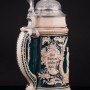 Старинная пивная Кружка "У стола", 1 л, Steuler & Co, Германия, 1900 гг.