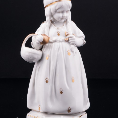 Девочка с яблоком, Hertwig & Co, Германия, 1920-30 гг