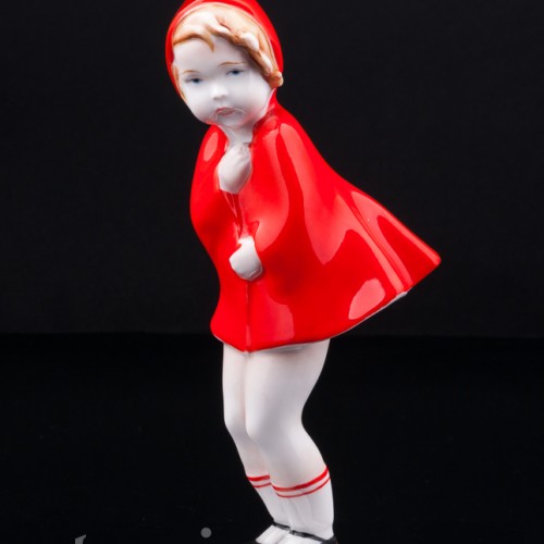 Девочка в красном плаще, Metzler & Ortloff, Германия, сер. 20 в