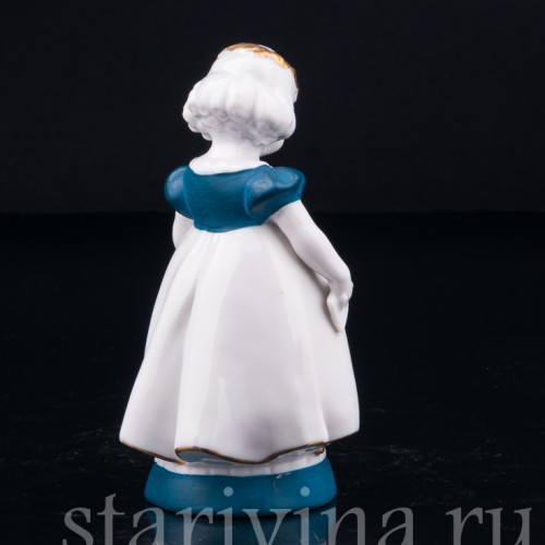 Девочка с букетом и письмом, Hertwig & Co, Германия, 1920-30 гг